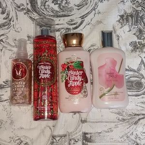 Winter Candy Apple Body Mist and Lotion Lot
